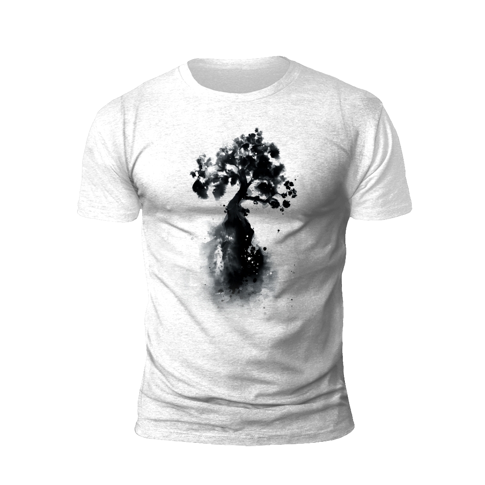 Ink Tree: Nature's Abstract T-shirt