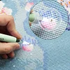 1 Set DIY Diamond Painting Tool Pen Luminous Charging Point Drill Bit Pen with 7 Pen Head