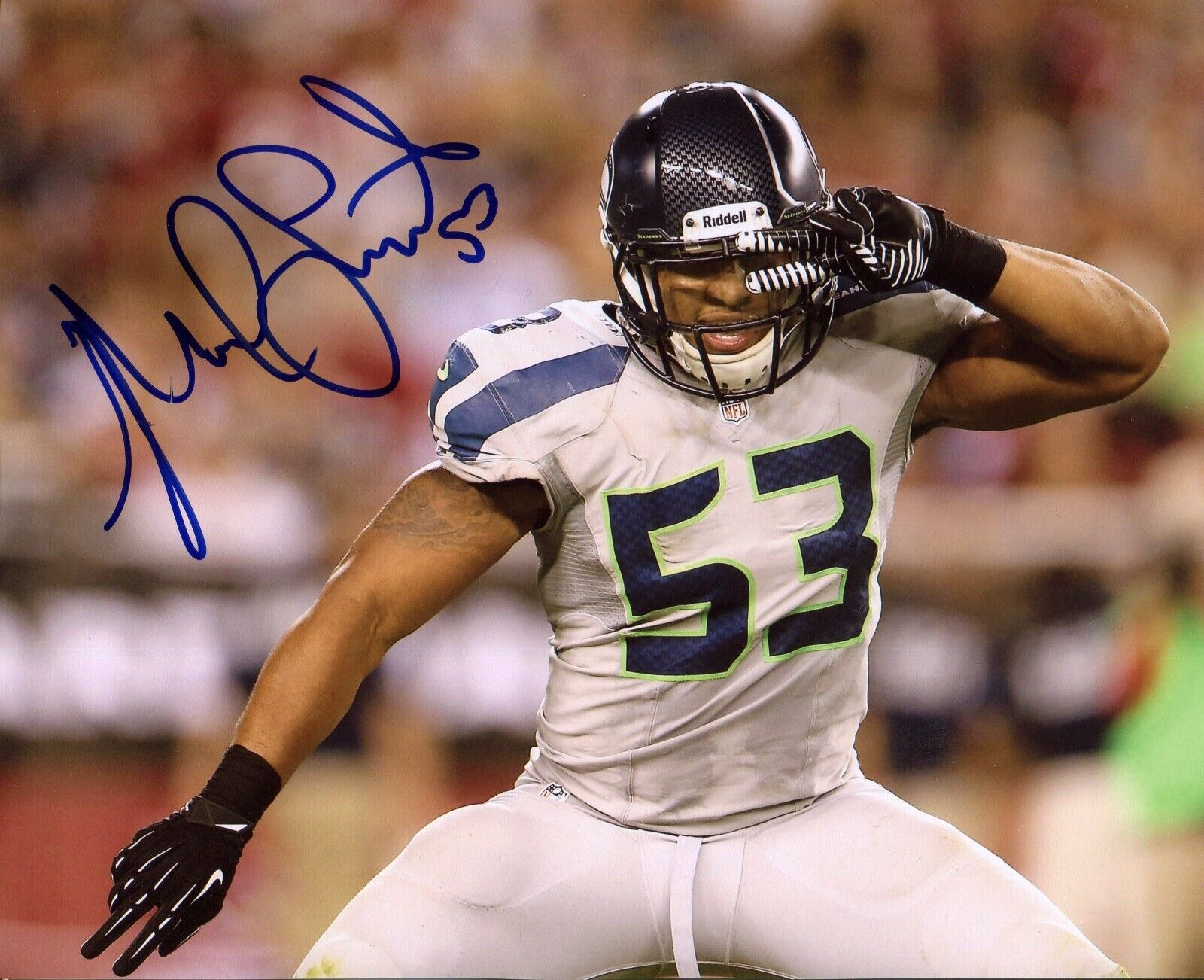 Malcolm Smith Seattle Seahawks Autographed Signed 8x10 Photo Poster painting CFS SB 48 MVP