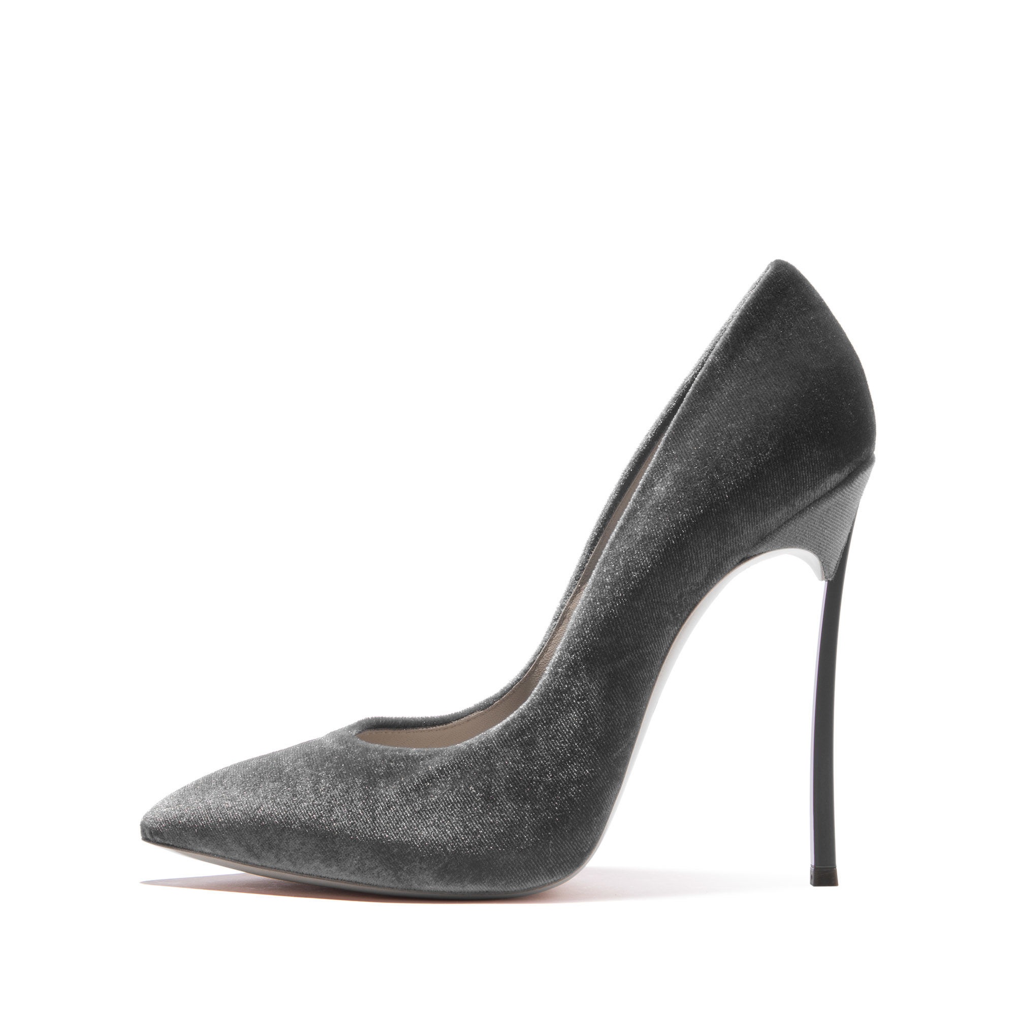 Grey hotsell velvet heels