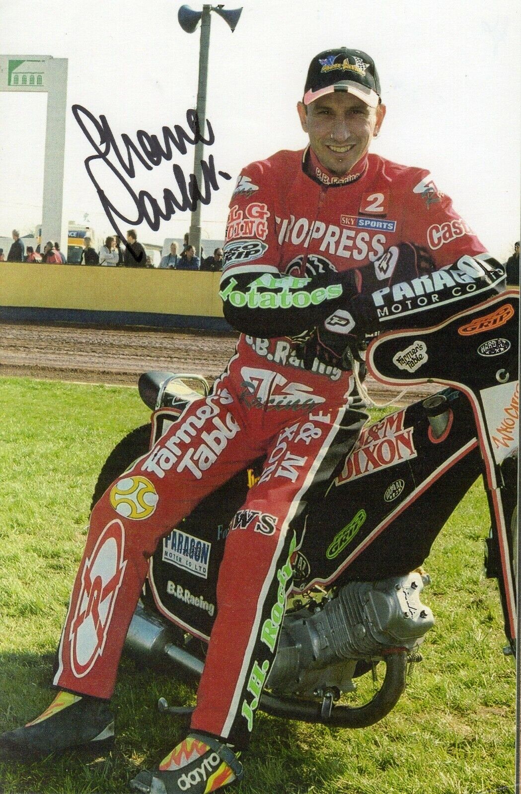 SHANE PARKER AUTOGRAPH, SPEEDWAY, MOTOR SPORT