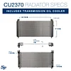 Spectra Premium CU2370 Radiator With TOC and EOC - 34-1/16" Core Compatible With Chevrolet Silverado, GMC and Cadillac