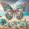 Papillon de plage-peinture diamant en forme sp&eacute;ciale-30*30cm