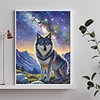 Diamond Painting-DIY Full Round Drill Wolf