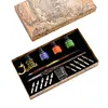 Starry Sky Glass Fountain Dip Pen Stationery English Calligraphy Pen Gift