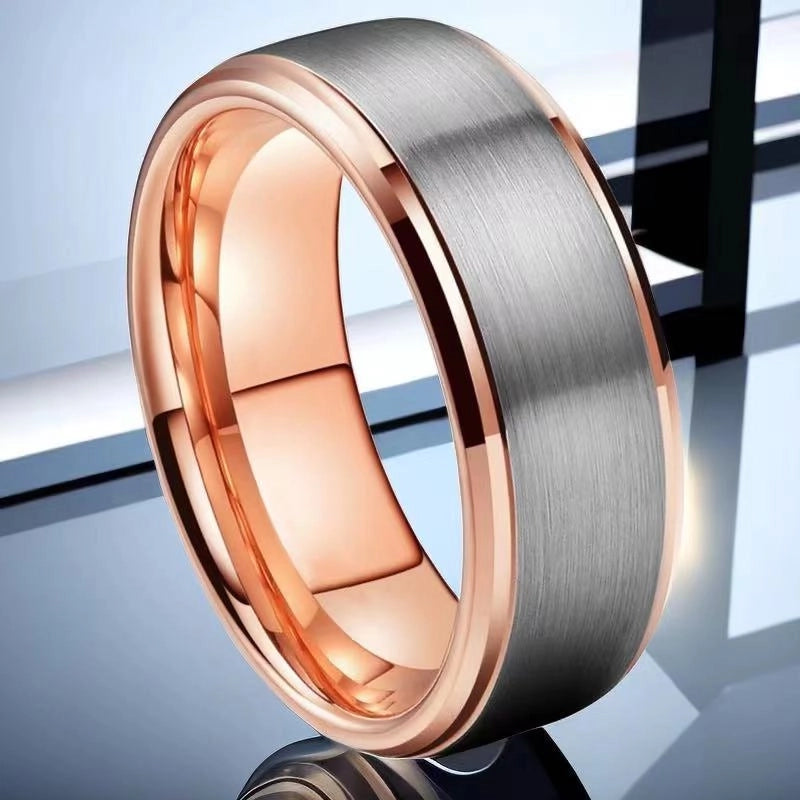 Ring Non-fading Niche Design Men’s Hip Hop Titanium Steel Men’s Fashion Stainless Steel Jewelry