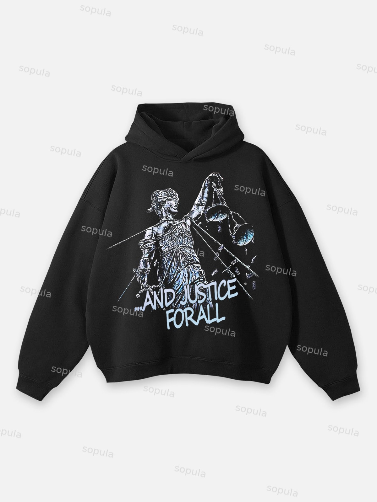 Sopula Justice for All Graphic Hoodie - SOPULA