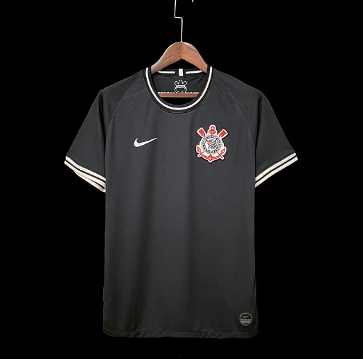 2019/2020 Corinthians Black Football Shirt Thai Quality