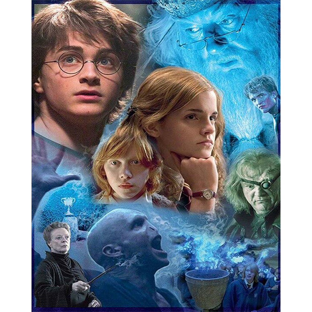 Harry Potter Poster 50*60cm(canvas) full round drill diamond painting