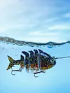6Pcs Sinking Wobblers Fishing Lures Multi-Section Hard Bait for Pike Bass Trout