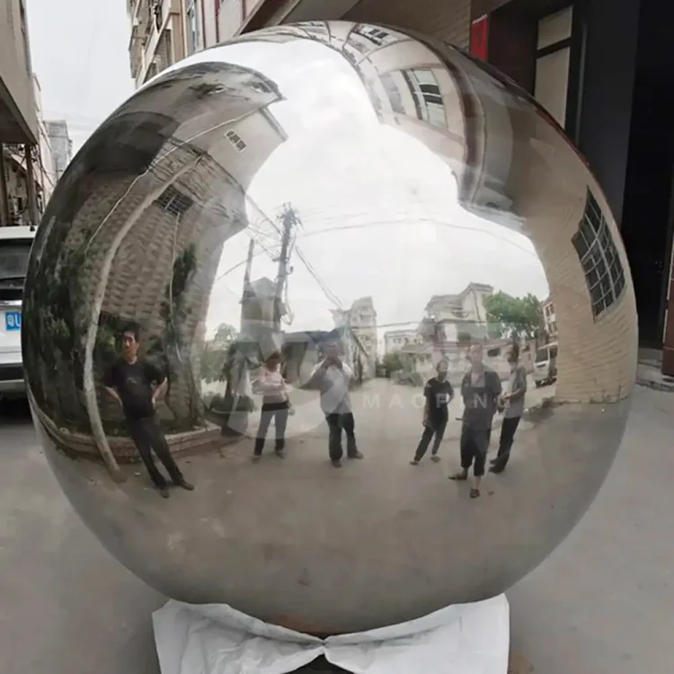 1900mm outdoor decorative metal steel sphere staring ball