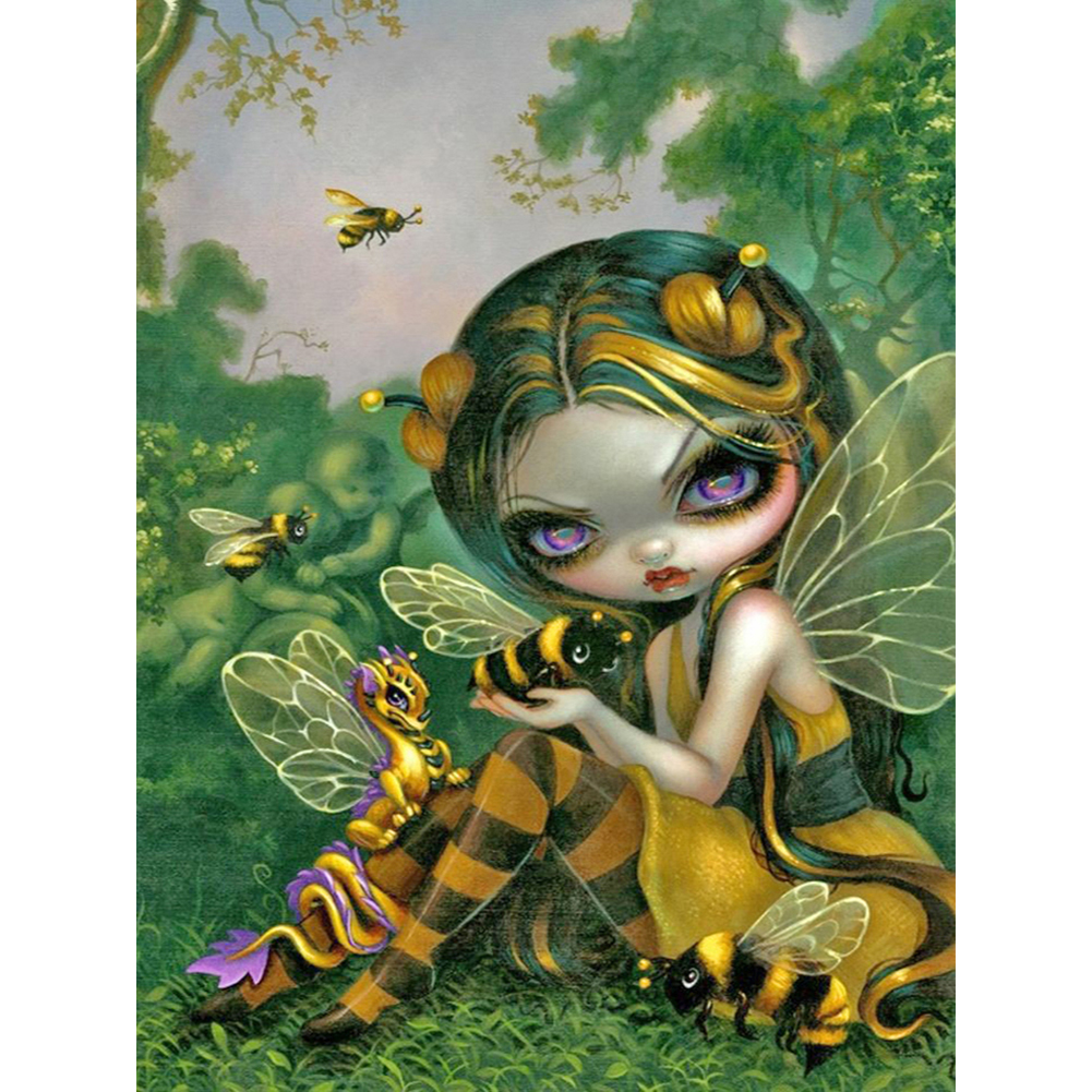 

Big Eyes Doll - Square Drill Diamond Painting - 35*45CM, 03, 501 Original