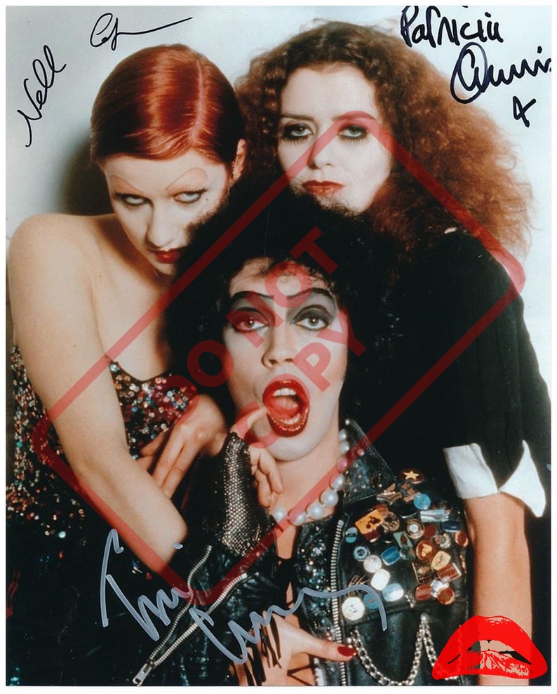 Rocky Horror Picture Show cast 8.5x11 Autographed Signed Reprint Photo Poster painting