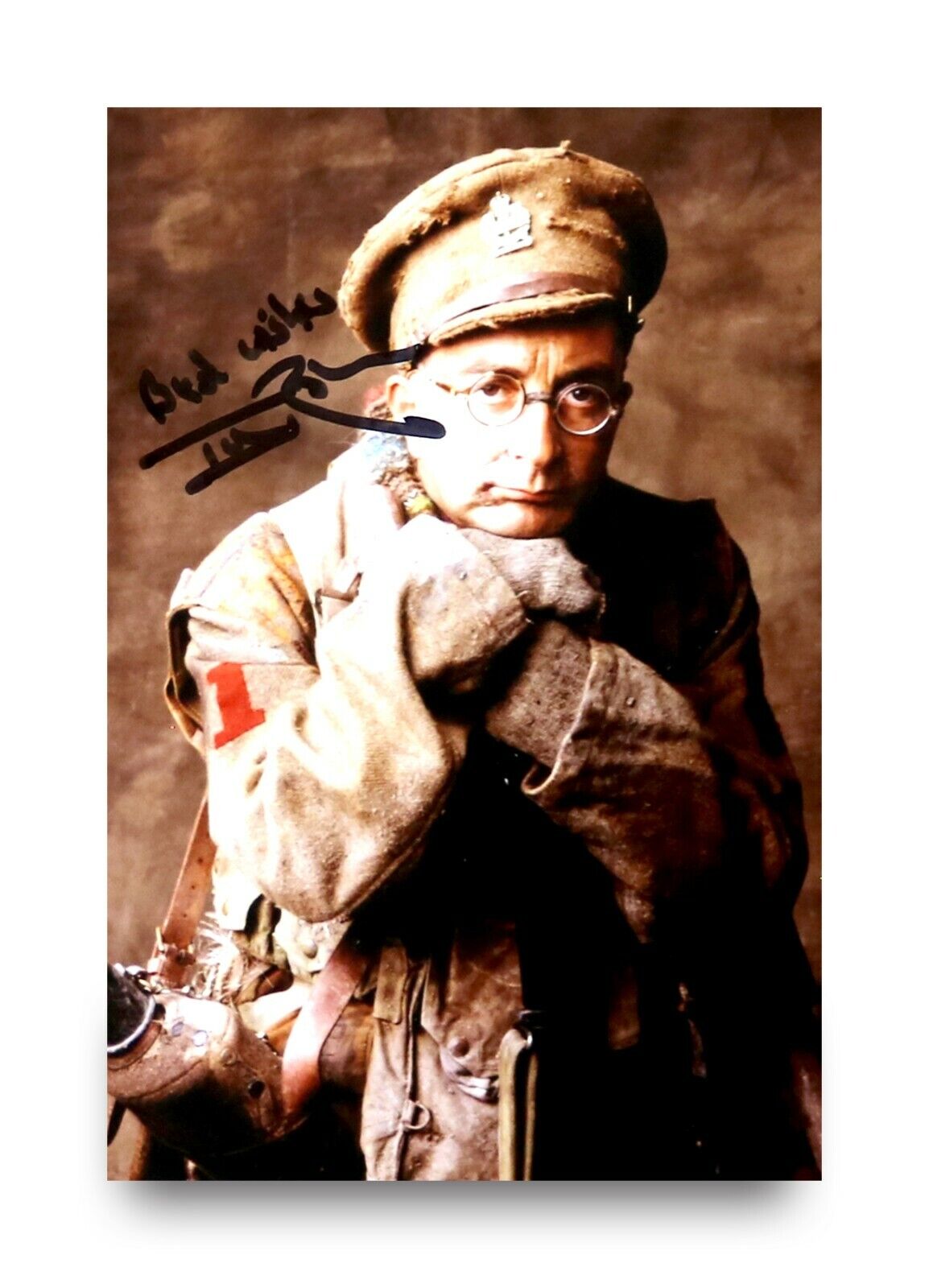 Sir Tony Robinson Signed 6x4 Photo Poster painting Blackadder Goes Forth Baldrick Autograph +COA