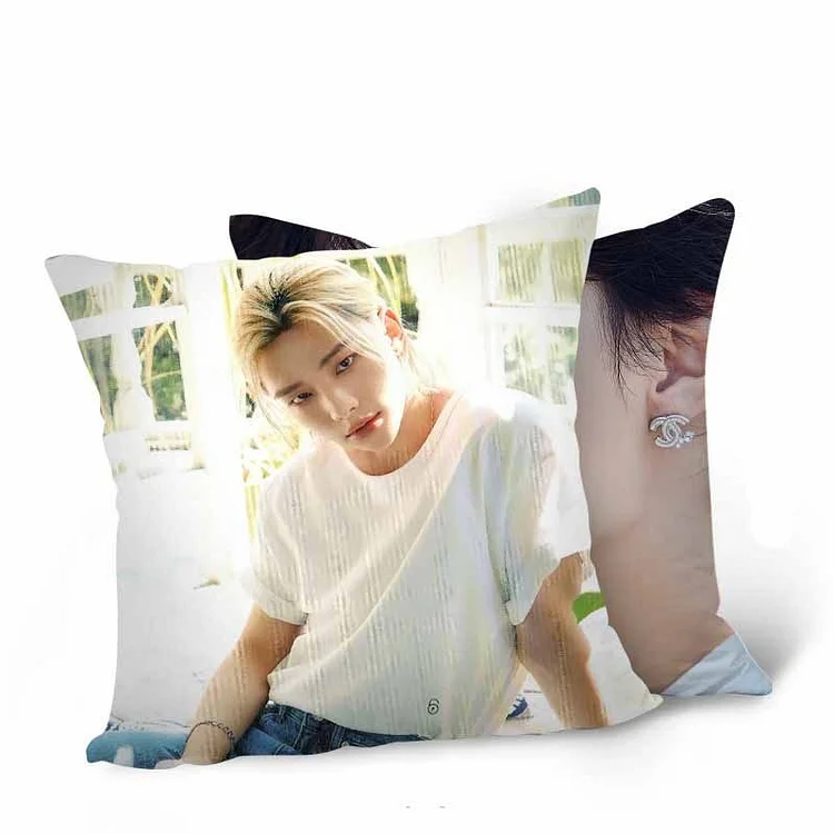 Kpop Stray Kids Pillow Covers Set Stray Kids New Album Double Sided  Pillowcase Set (15.7 X15.7 Inch)