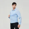 Men's Large Size Stretch Business Casual Shirt