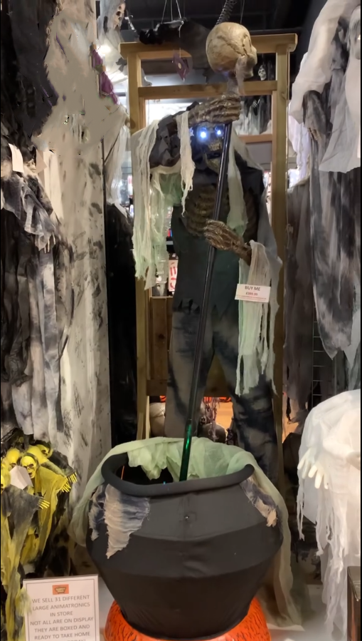 Death's scythe reaps on Halloween 