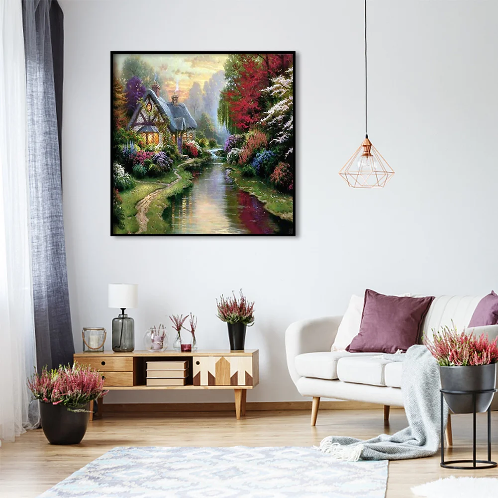 Diamond Painting - Full Round Drill - House