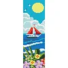 (Multi-Style)Four Seasons-11CT Stamped Cross Stitch Bookmark 25*8cm(Double Sided)
