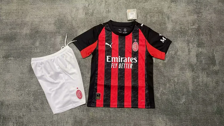 2025-26-AC Milan Home-Jersey-Children's Kit