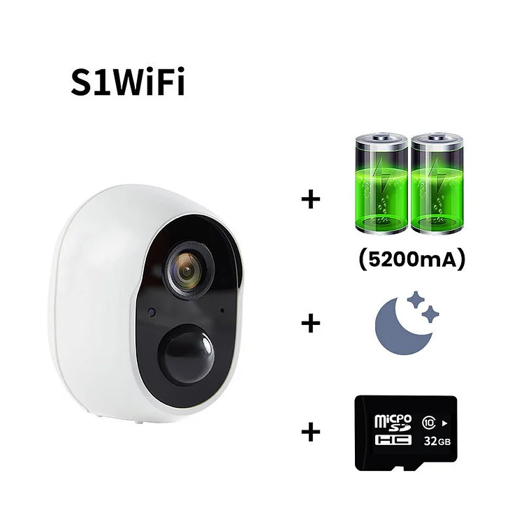 Telecamera di sicurezza domestica Wi-Fi Senza fili intelligente