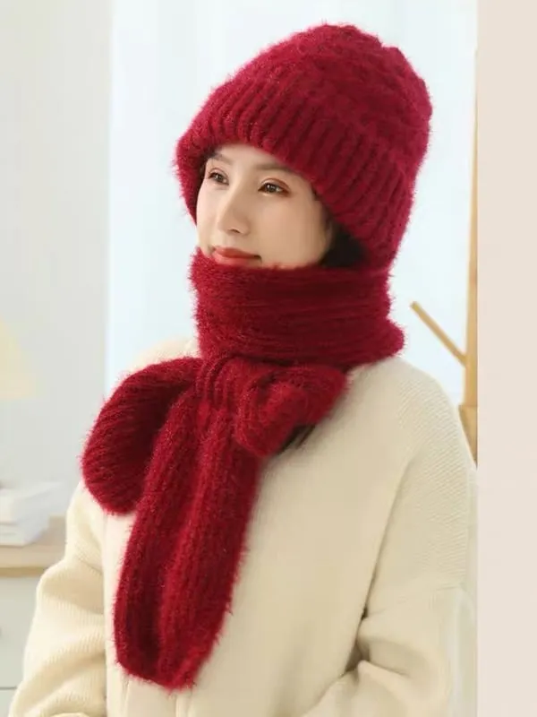 Hot Sale🔥Integrated Ear Protection Windproof Cap Scarf