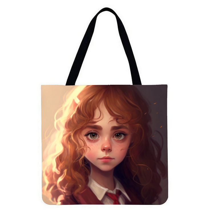 Hermione- Linen Tote Bag
