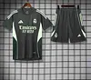 2025/2026 Real Madrid Pre-Match Training Dark Green Shirt+Shorts 1:1 Thai Quality