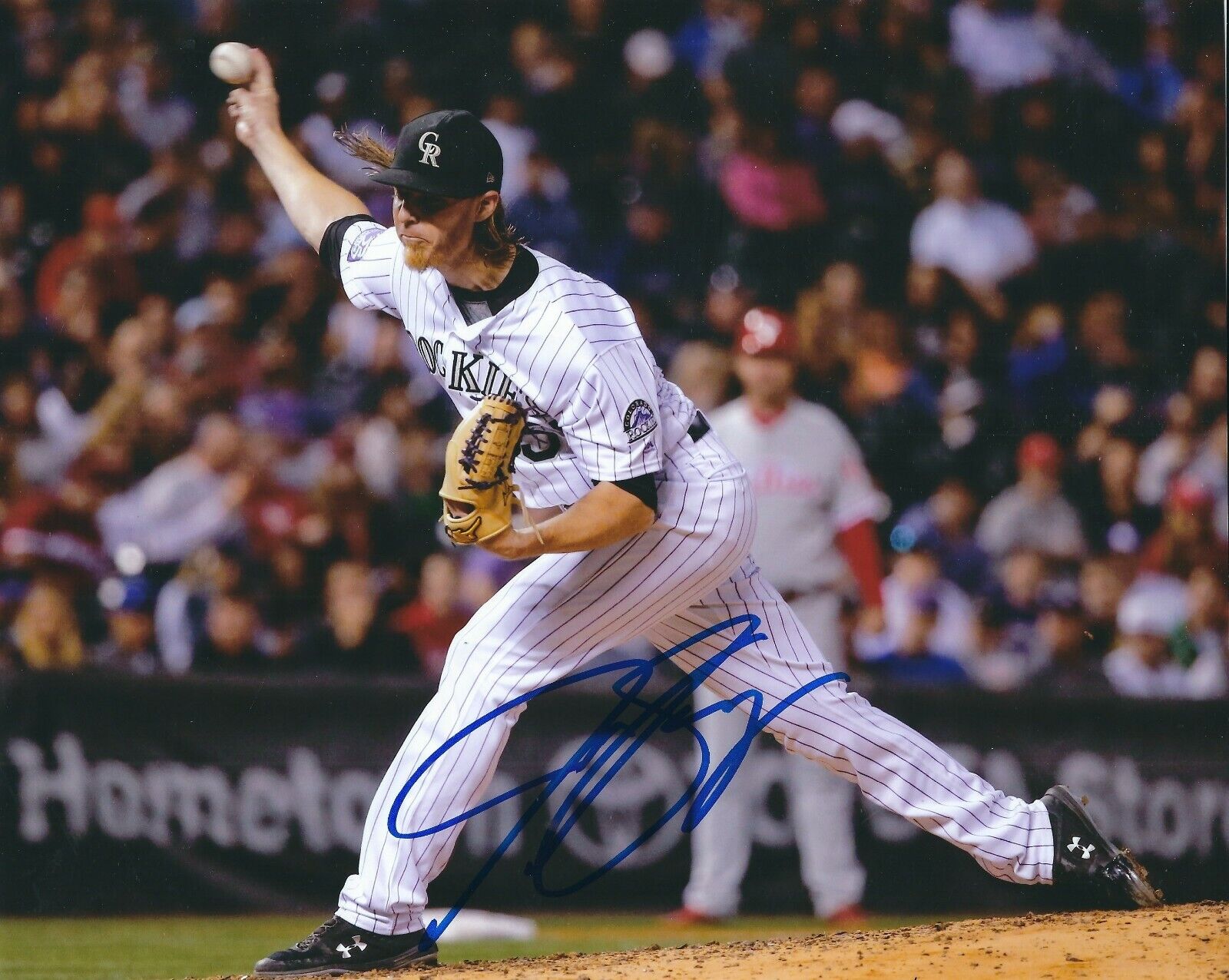 Signed 8x10 JON GRAY Colorado Rockies Autographed Photo Poster painting - COA