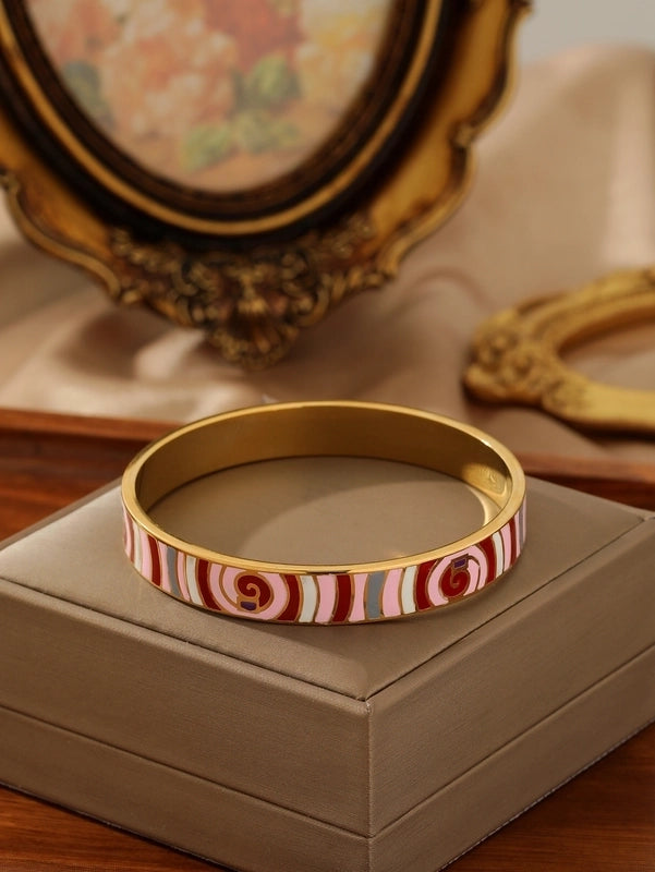 Bohemian Geometric 306 Stainless Steel Bangle In Bulk