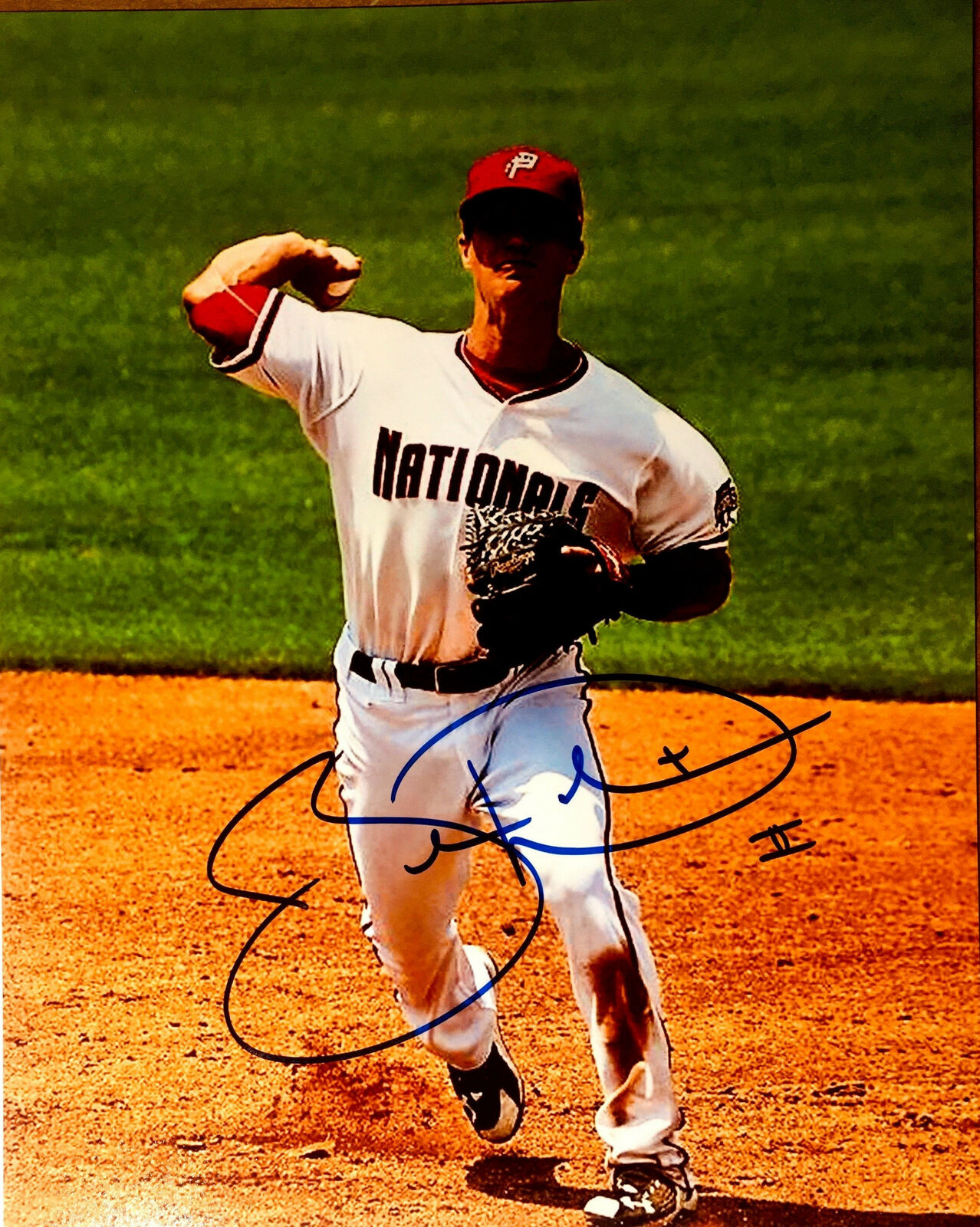 Zach Walters Signed 8x10 Photo Poster painting Washington Nationals Indians Dodgers Autograph