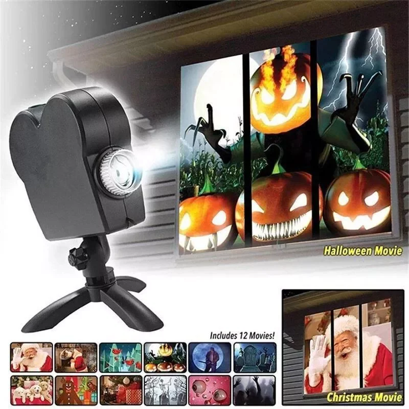 Gardenspot Halloween Holographic Projector - Free Shipping