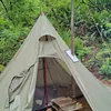 Anti-Scald Camping Tent Stove Chimney Fireproof Ribbon with Adjustable Clamps