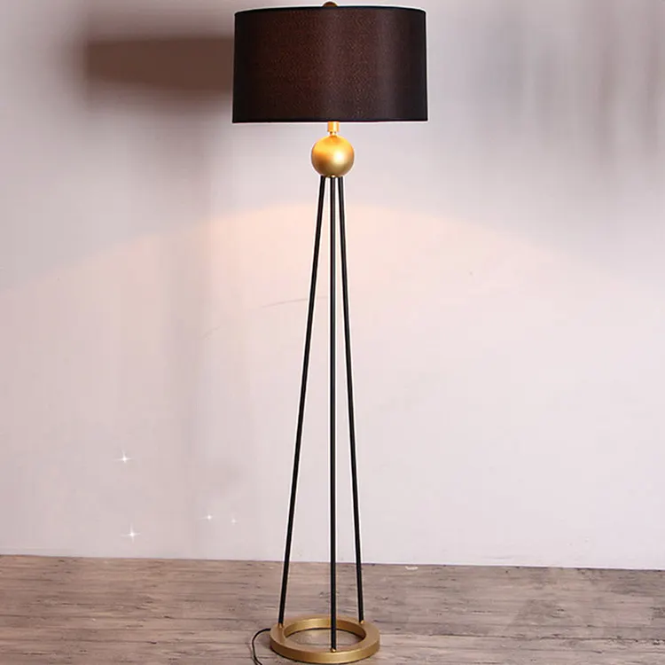 Salgado Modern Tripod Metal Floor Lamp