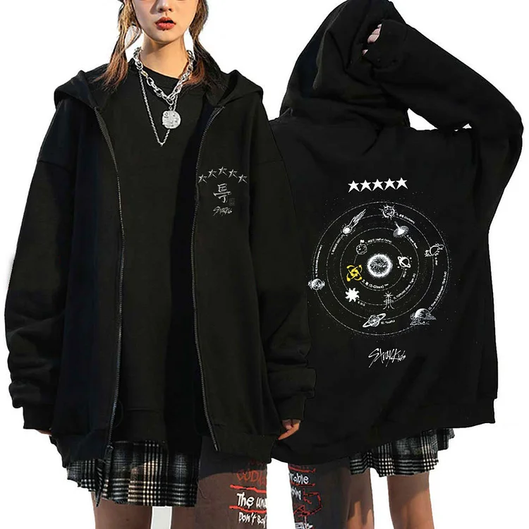 激安価格の トップス Stray Kids 5star HOOD ZIP-UP トップス 