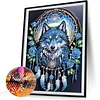(US Only)Wolf - Diamond Painting - Partial Special Shaped Drill (Canvas|30*40cm)