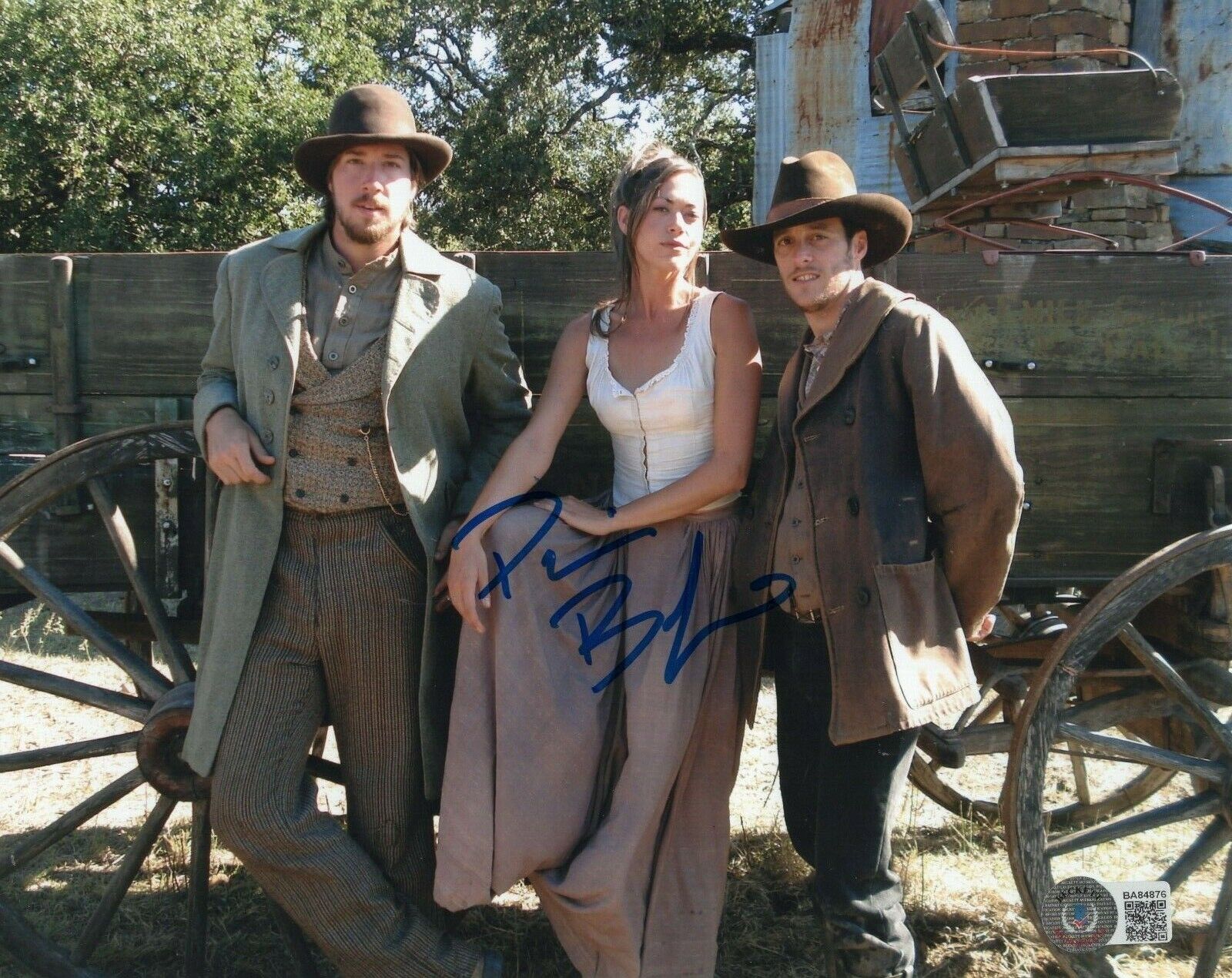 Parrise Boothe Signed Deadwood TV Show Tess 8x10 Photo Poster painting w/Beckett COA BA84876