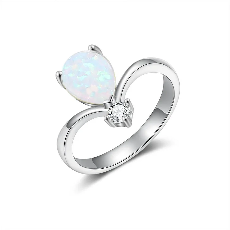 Personalized Opal Ring Simple and Elegant Gifts