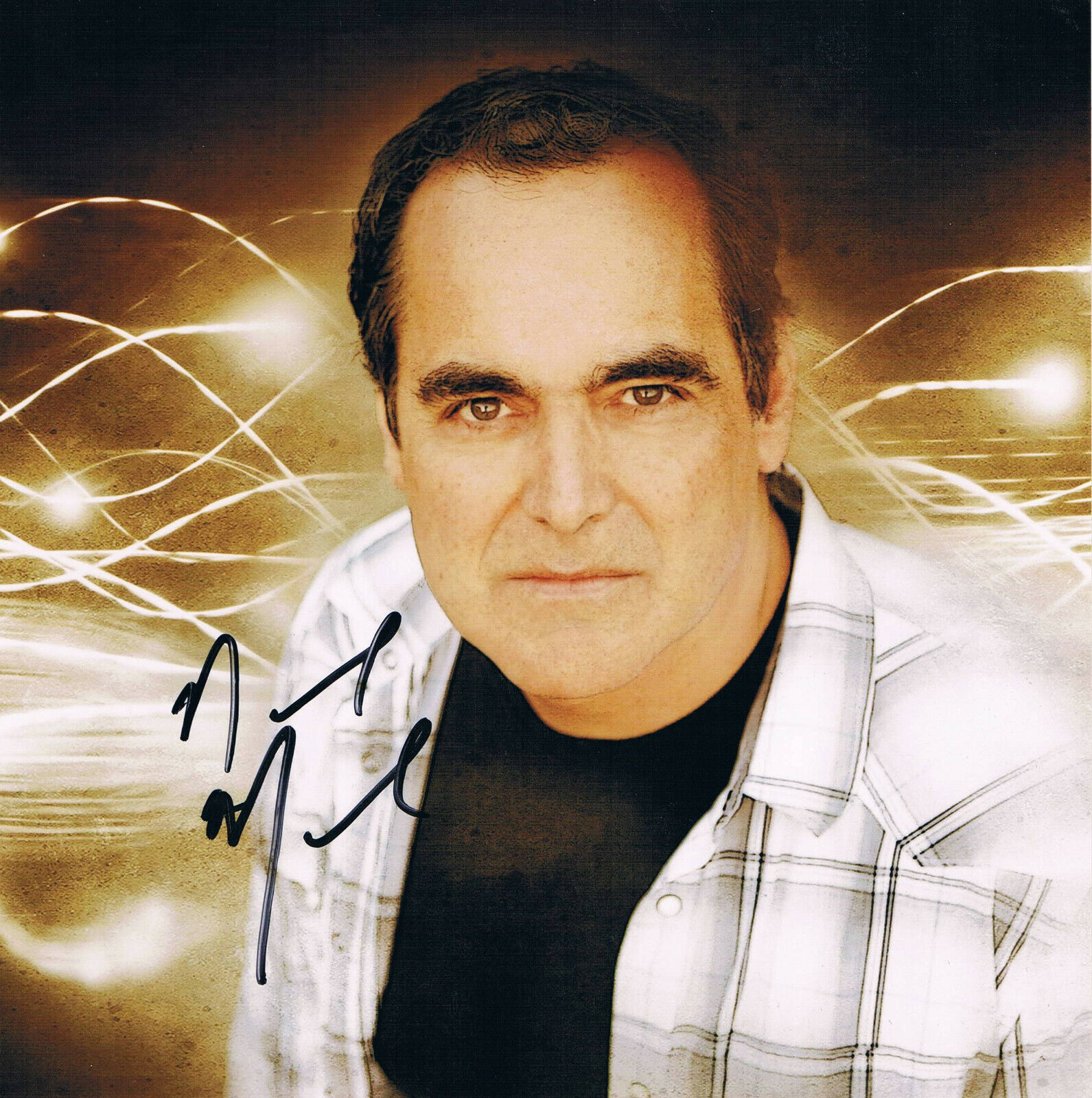 Neal Morse 1960- genuine autograph 8x8