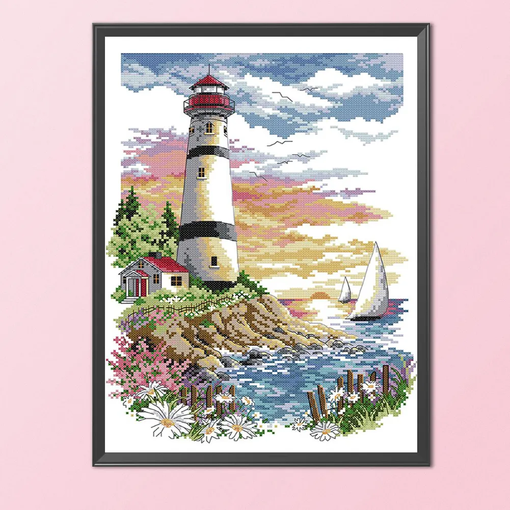 11ct Counted Cross Stitch - Lighthouse(40*50cm)
