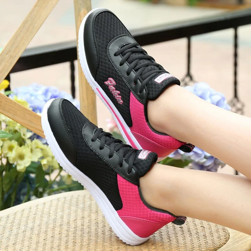 MWY Breathable Mesh Sneakers Women Casual Shoes Female Fashion Walking Soft Platform Women Vulcanize Shoes Chaussures Femme