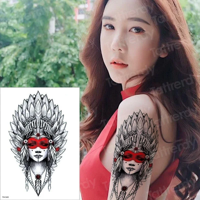 temporary tattoo sheet tatoo temporary stickers angel wing tattoos girl sexy thigh arm tattoo black sleeve tatto boys men decal