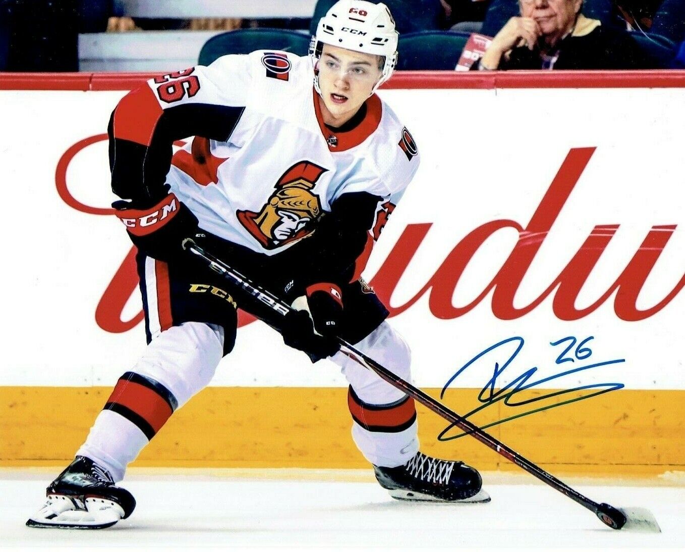 ERIK BRANNSTROM autographed SIGNED OTTAWA SENATORS 8x10 Photo Poster painting #4