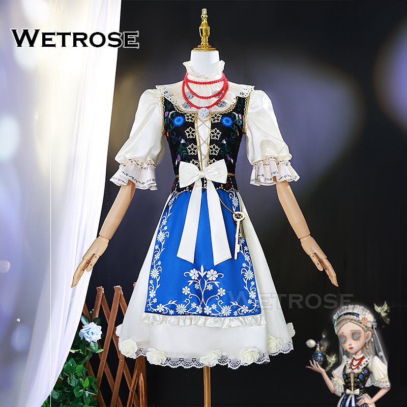 [Wetrose] Judith the Dove Perfumer Cosplay Costume IdentityV Vera Nair Gothic Lolita Dress Wig Full Set