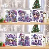 6pcs Diamond Painting Purple Elf Greeting Cards Congratulations Cards & Gifts