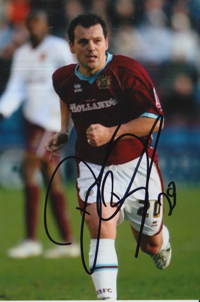 BURNLEY HAND SIGNED ROBBIE BLAKE 6X4 Photo Poster painting 1.