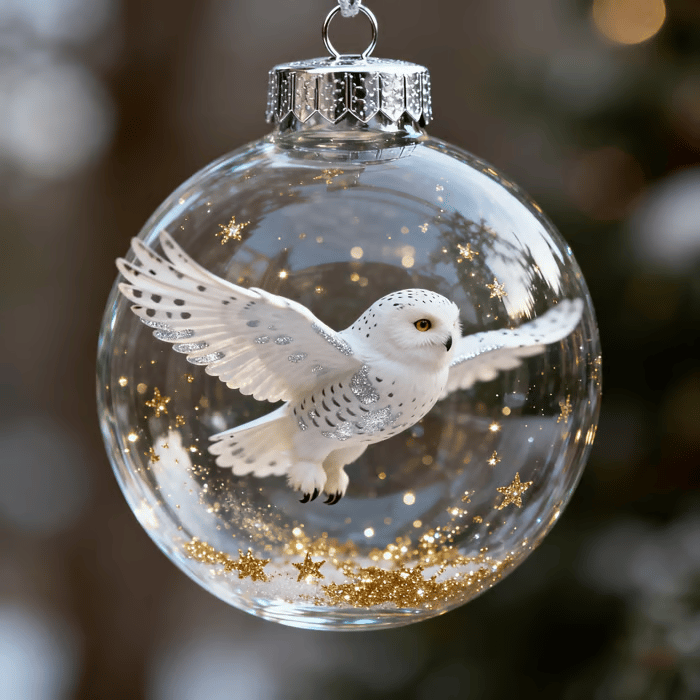 2026 Wildlife Wonders Collection Crystal Glass Ornament(3D)