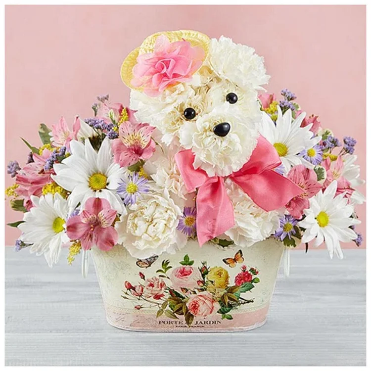 Flowers - Full Round - Diamond Painting