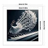 (Stamped/Counted) Piano Girl-11CT Cross Stitch 40*40cm/15.75*15.75in
