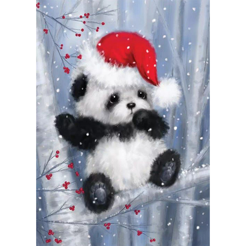 

Winter Cartoon Panda - Round Drill Diamond Painting - 30*40CM, 501 Original